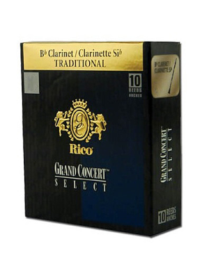 Трость для кларнета RICO Grand Concert Select - Bb Clarinet #3.5 (1шт)