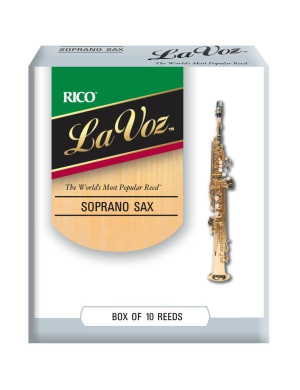 Трость для сопрано саксофона RICO La Voz - Soprano Sax Medium (1шт)