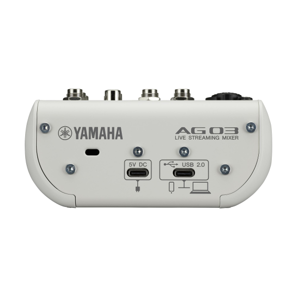 Мікшерний пульт з аудіоінтерфейсом YAMAHA AG03MK2 (White)