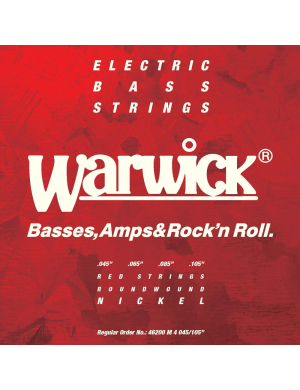 Струны для бас-гитары WARWICK 46200 NICKEL ELECTRIC BASS M4 (45-105)