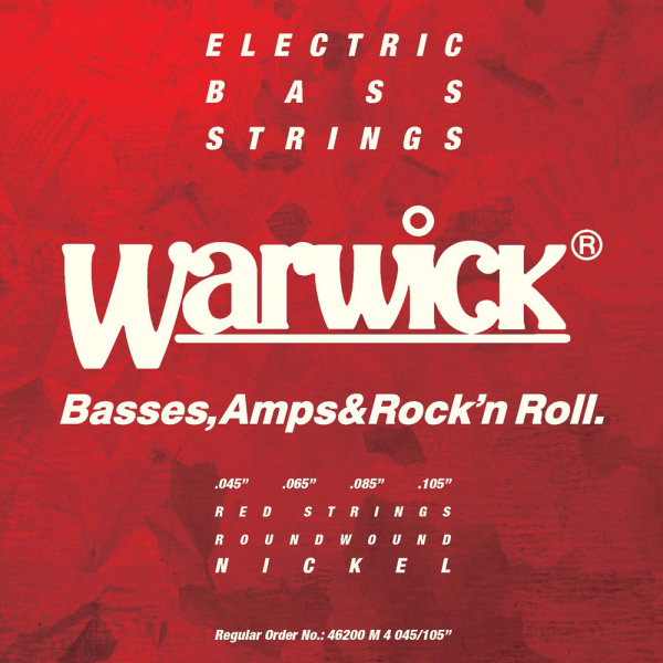 Струни для бас-гітари WARWICK 46200 NICKEL ELECTRIC BASS M4 (45-105)
