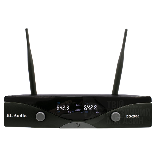 Радіосистема із двома ручними мікрофонами HL AUDIO DG-2000