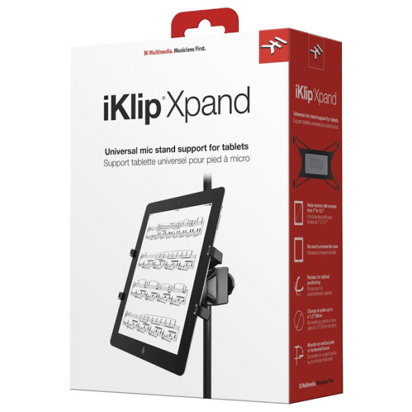 Тримач для установки планшета на мікрофонну стійку IK MULTIMEDIA iKLIP Xpand