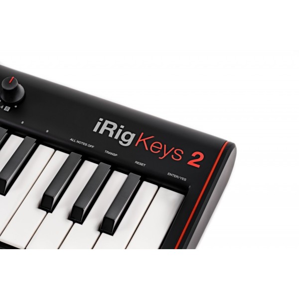 Компактна MIDI-клавіатура з аудіо-виходом IK MULTIMEDIA iRig Keys 2 Компактна MIDI-клавіатура з аудіо-виходом IK MULTIMEDIA iRig Keys 2