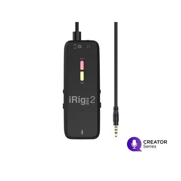 Мобільний мікрофонний передпідсилювач IK Multimedia iRig Pre 2