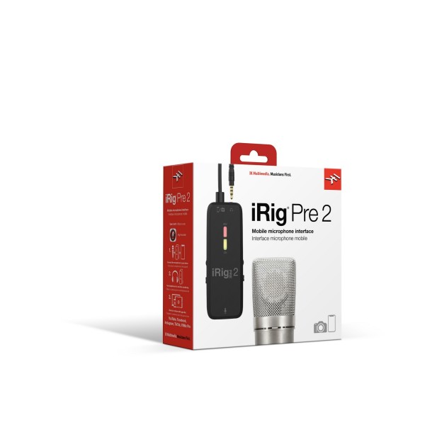 Мобільний мікрофонний передпідсилювач IK Multimedia iRig Pre 2