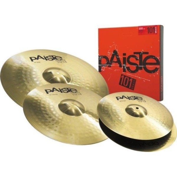 Набір тарілок для барабанів Paiste 101 Brass Universal Set Набір тарілок для барабанів Paiste 101 Brass Universal Set