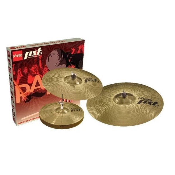 Набір тарілок для барабанів Paiste PST 3 Universal Set Набір тарілок для барабанів Paiste PST 3 Universal Set