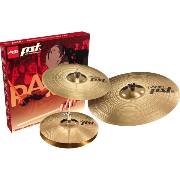 Набір тарілок для барабанів Paiste 5 Universal Set Набір тарілок для барабанів Paiste 5 Universal Set