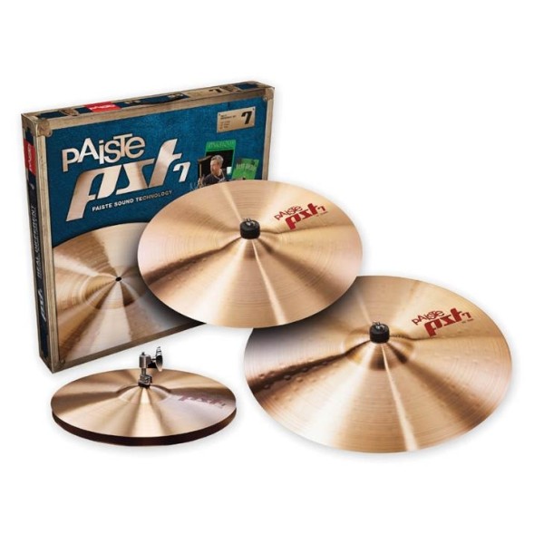 Набір тарілок для барабанів Paiste PST 7 Universal Set Набір тарілок для барабанів Paiste PST 7 Universal Set