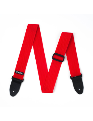 Гітарний ремінь DUNLOP D0701RD POLY RED STRAP