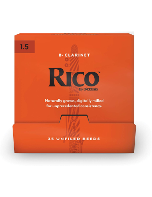 Трости для кларнета D'ADDARIO Rico - Bb Clarinet #1.5 - 25 Box