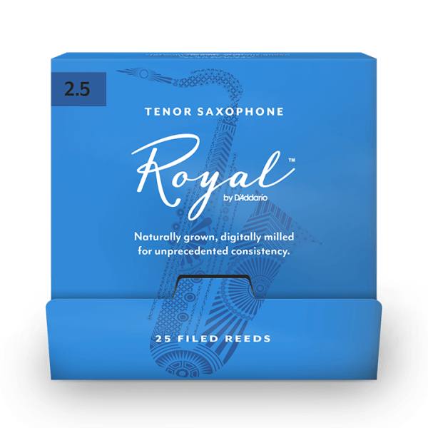 Тростини для тенор саксофона D'ADDARIO Royal - Tenor Sax #2.5 - 25 Pack