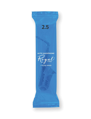 Тростина для альт-саксофона D'ADDARIO Royal - Alto Sax #2.5 (1шт)
