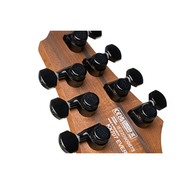 Електрогітара CORT KX707 EVERTUNE (OPEN PORE BLACK)