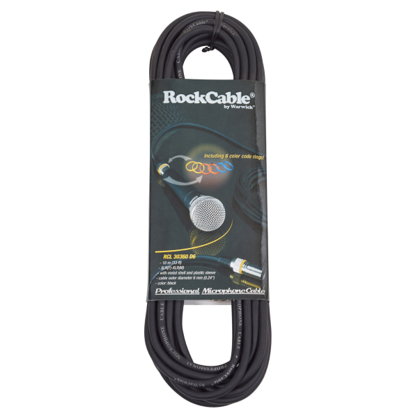 Мікрофонний кабель XLR-XLR ROCKCABLE RCL30360 D6