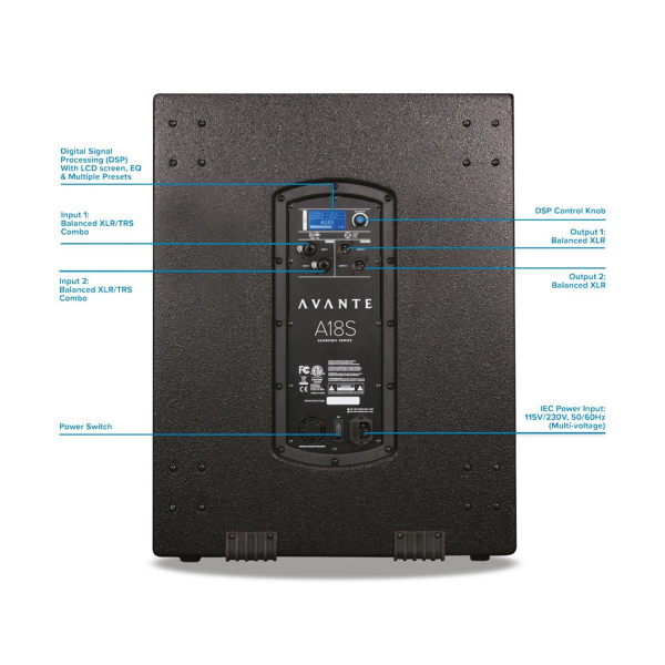 Активний сабвуфер Avante A18S Активний сабвуфер Avante A18S