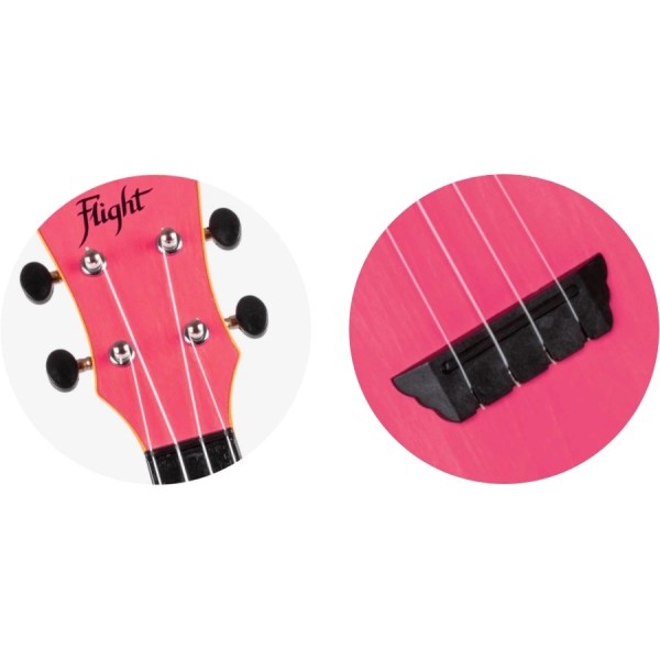 Укулеле Flight TUS35PK Travel soprano Укулеле Flight TUS35PK Travel soprano