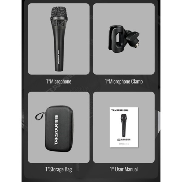 Вокальний мікрофон Takstar GH1 Вокальний мікрофон Takstar GH1