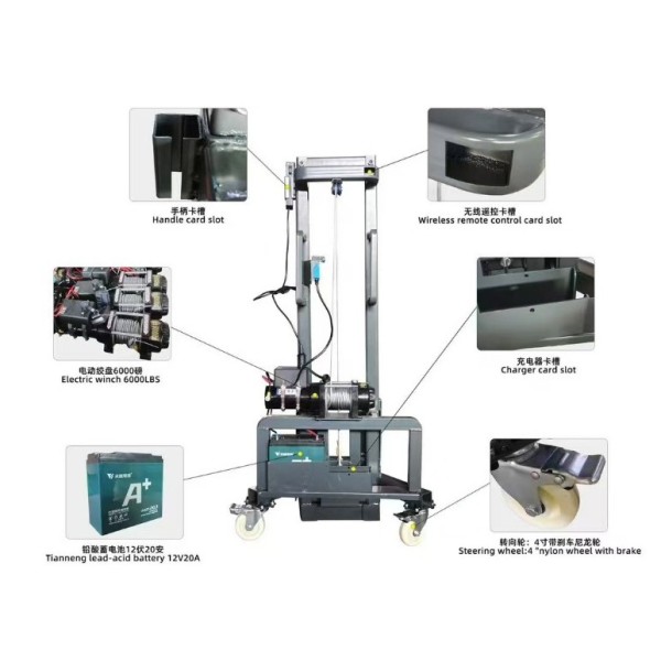 Електричний штабелер EMS WM-1-16 Електричний штабелер EMS WM-1-16