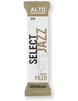 Трость для альт саксофона D'ADDARIO Select Jazz - Alto Sax Filed 2H (1шт) Трость для альт саксофона D'ADDARIO Select Jazz - Alto Sax Filed 2H (1шт)