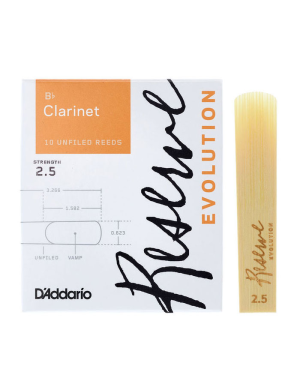 Трость для кларнета D'ADDARIO Reserve Evolution Bb Clarinet #2.5 (1шт)