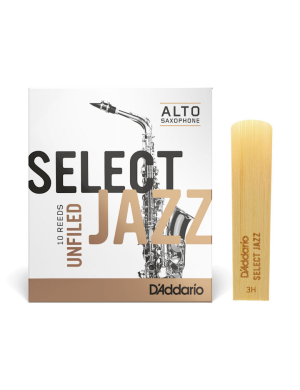 Трость для альт саксофона D'ADDARIO Select Jazz - Alto Sax Unfiled 3H (1шт)