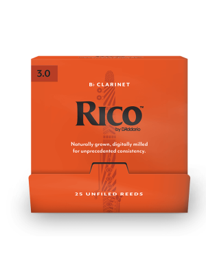Трости для кларнета D'ADDARIO Rico - Bb Clarinet #3.0 - 25 Box