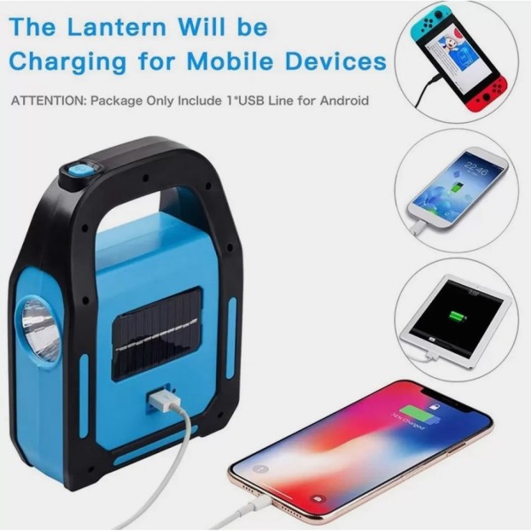 Кемпінговий ліхтар акумуляторний Hurry Bolt HB-9708A-1