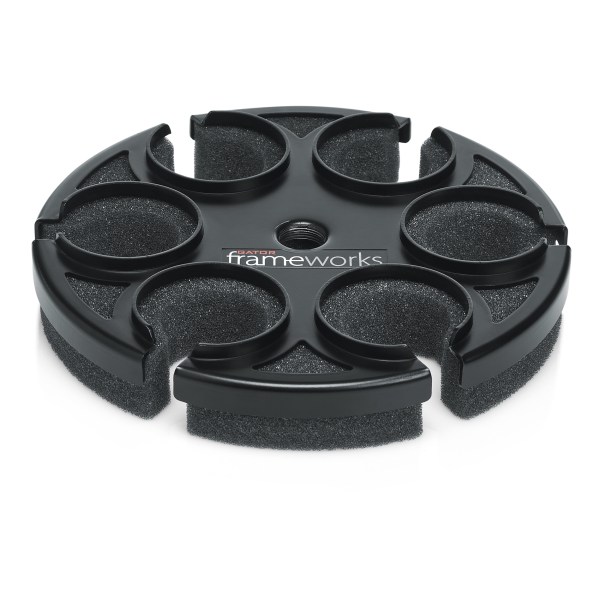 Тримач-лоток для 6 мікрофонів GATOR FRAMEWORKS GFW-MIC-6TRAY Multi Microphone Tray Holds 6 Microphon