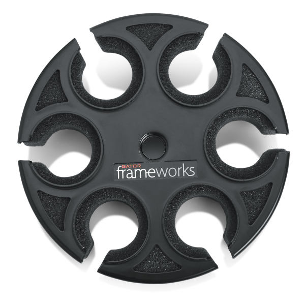 Тримач-лоток для 6 мікрофонів GATOR FRAMEWORKS GFW-MIC-6TRAY Multi Microphone Tray Holds 6 Microphon