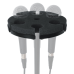 Тримач-лоток для 6 мікрофонів GATOR FRAMEWORKS GFW-MIC-6TRAY Multi Microphone Tray Holds 6 Microphon
