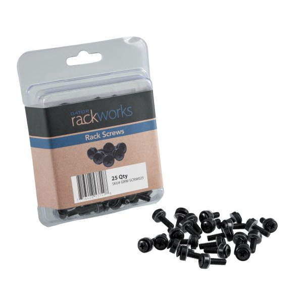 Набір гвинтів для кріплення рекових приладів в рек GATOR GRW-SCRW025 Rack Screws