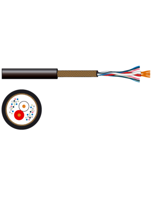 Микрофонный кабель 2 x 1.5 мм Fonestar CA-91