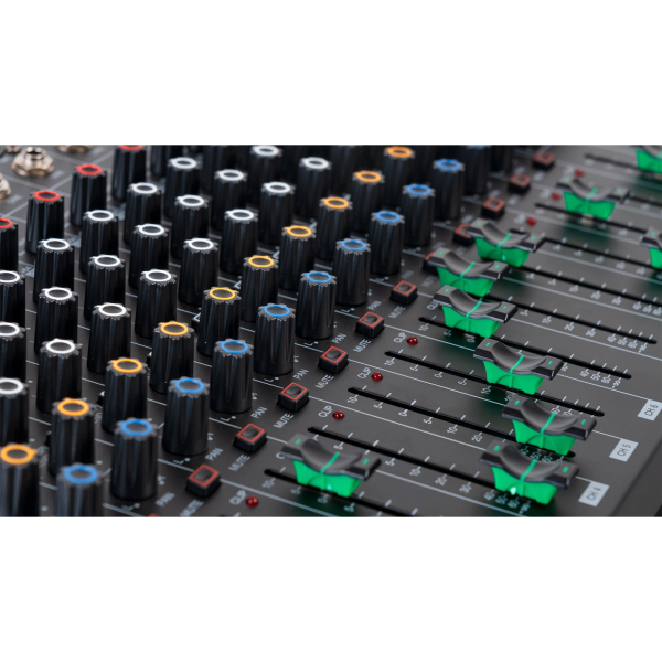 Мікшерний пульт Fonestar MIX-12PRO 12-канальний, USB/PC, Bluetooth, ефекти, рекордер Мікшерний пульт Fonestar MIX-12PRO 12-канальний, USB/PC, Bluetooth, ефекти, рекордер