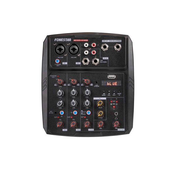 Професійний мікшерний пульт Fonestar MIX-4LIVE Професійний мікшерний пульт Fonestar MIX-4LIVE