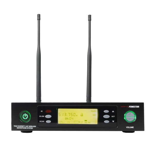 Приймач для безпровідної мікрофонної системи Fonestar MSHR-45-512 Приймач для безпровідної мікрофонної системи Fonestar MSHR-45-512
