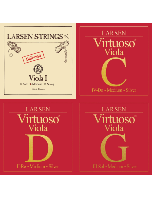 Комплект струн Larsen Virtuoso 4/4 для альта