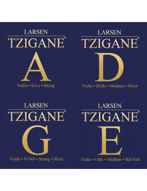 Комплект струн для скрипки Larsen Tzigane (medium) 4/4