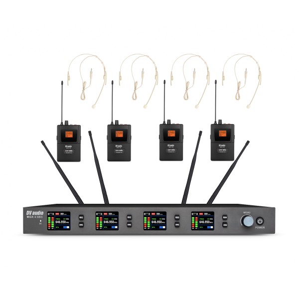 Радіосистема DV audio MGX-44B MKII з гарнітурами Радіосистема DV audio MGX-44B MKII з гарнітурами