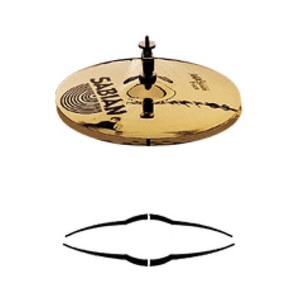 Тарілка 14 "SABIAN 21402XB 14 AAX Stage Hats Brilliant
