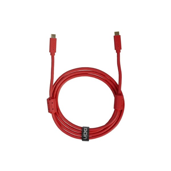 Цифровий кабель Type-C - Type-C UDG Ultimate Cable USB 3.2 CC Red Straight 1.5m Цифровий кабель Type-C - Type-C UDG Ultimate Cable USB 3.2 CC Red Straight 1.5m