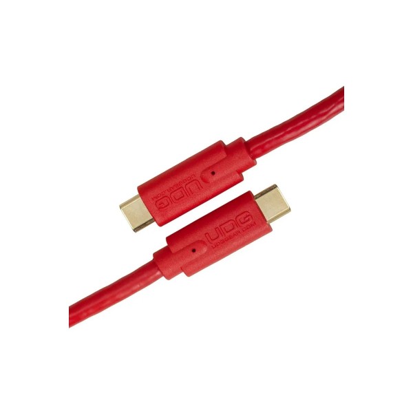Цифровий кабель Type-C - Type-C UDG Ultimate Cable USB 3.2 CC Red Straight 1.5m Цифровий кабель Type-C - Type-C UDG Ultimate Cable USB 3.2 CC Red Straight 1.5m