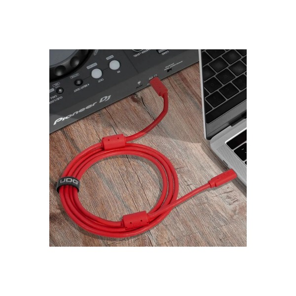 Цифровий кабель Type-C - Type-C UDG Ultimate Cable USB 3.2 CC Red Straight 1.5m Цифровий кабель Type-C - Type-C UDG Ultimate Cable USB 3.2 CC Red Straight 1.5m