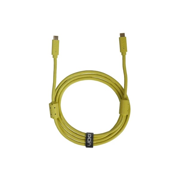 Цифровий кабель Type-C - Type-C UDG Ultimate Cable USB 3.2 CC Yellow Straight 1.5 Цифровий кабель Type-C - Type-C UDG Ultimate Cable USB 3.2 CC Yellow Straight 1.5