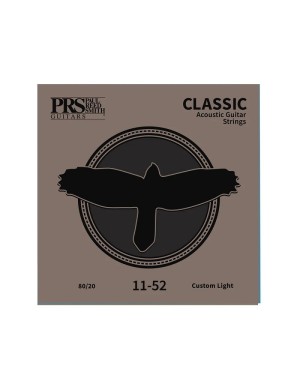 Струны для акустической гитары PRS Classic Acoustic Strings, Custom Light 11-52 Струны для акустической гитары PRS Classic Acoustic Strings, Custom Light 11-52