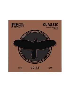 Струны для акустической гитары PRS Classic Acoustic Strings, Light 12-53 Струны для акустической гитары PRS Classic Acoustic Strings, Light 12-53