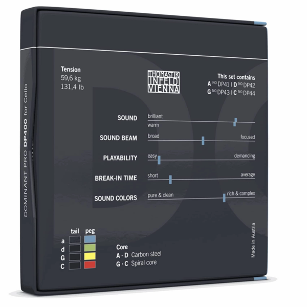 Комплект струн Thomastik Dominant Pro 4/4 для віолончелі