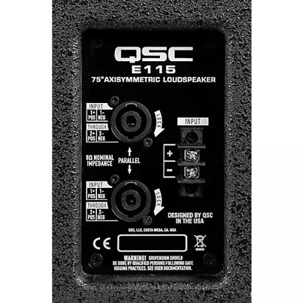 Пасивна акустична система QSC PRO E115-BK Пасивна акустична система QSC PRO E115-BK