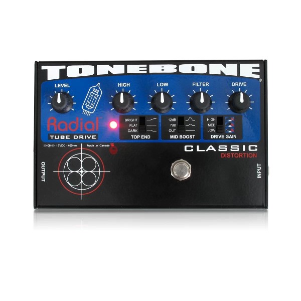 Педаль ефектів Distortion для електрогітари Radial Classic